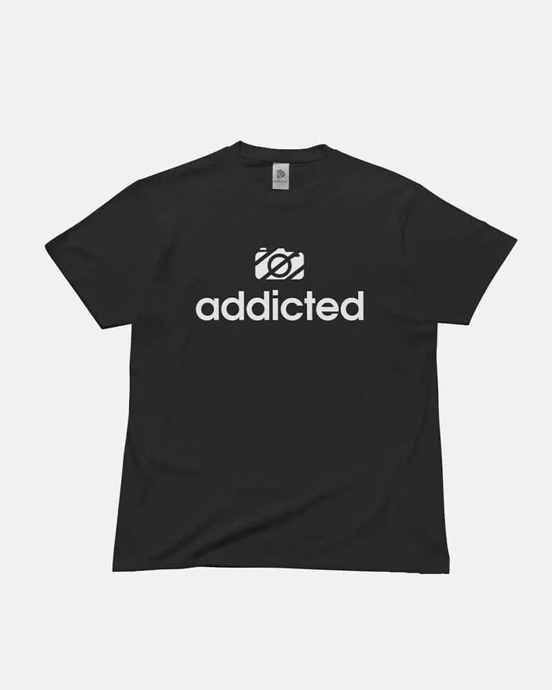 Addicted Black Photography T-shirt