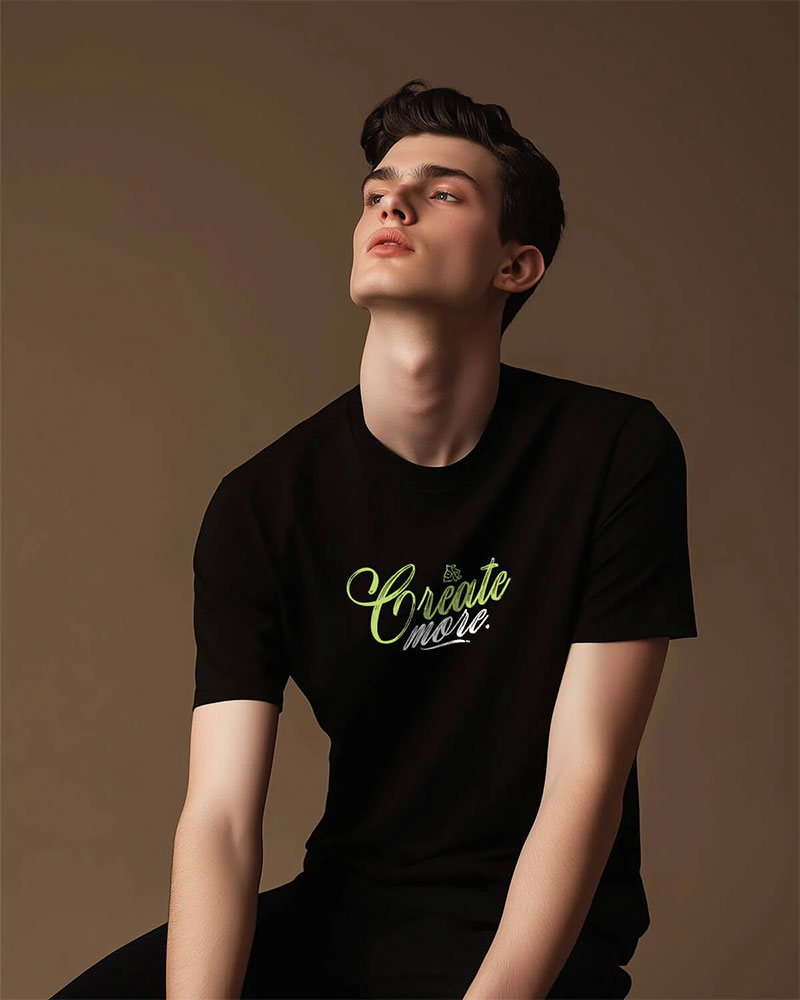 Create More Black T-shirt