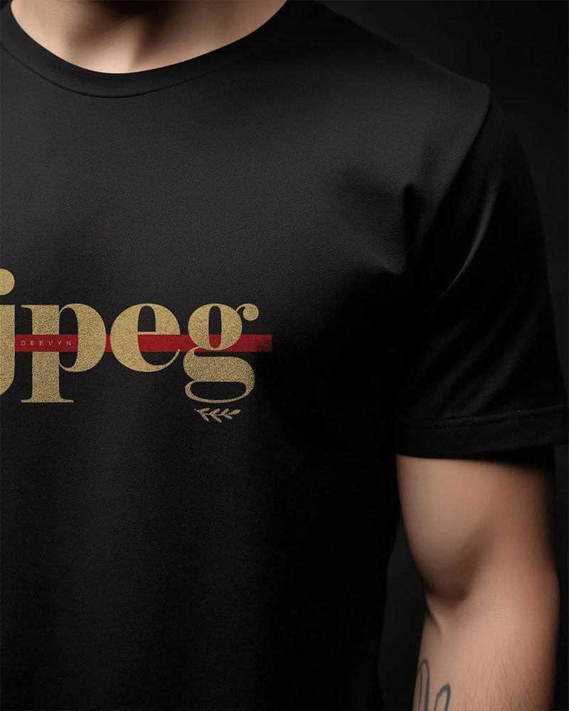 Jpeg Black T-shirt