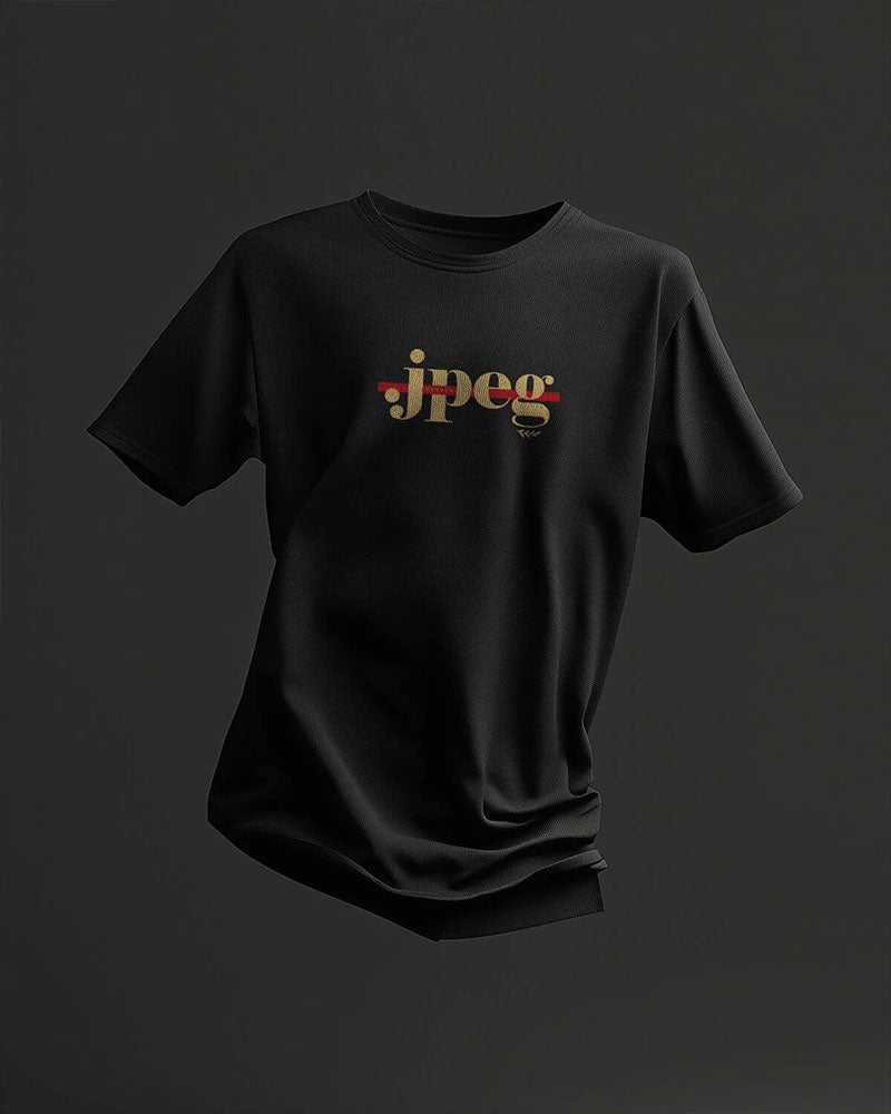 Jpeg Black T-shirt