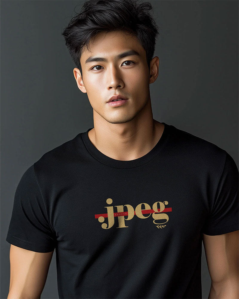 Jpeg Black T-shirt