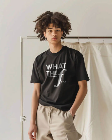 What The F/Stop Black T-shirt