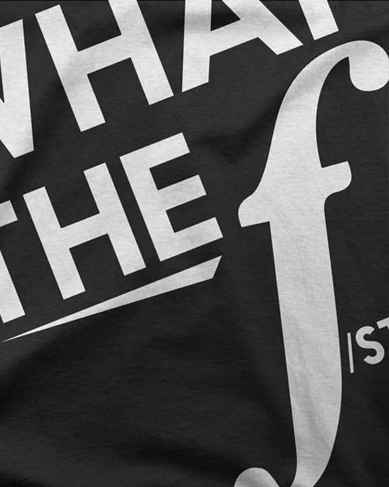 What The F/Stop Black T-shirt